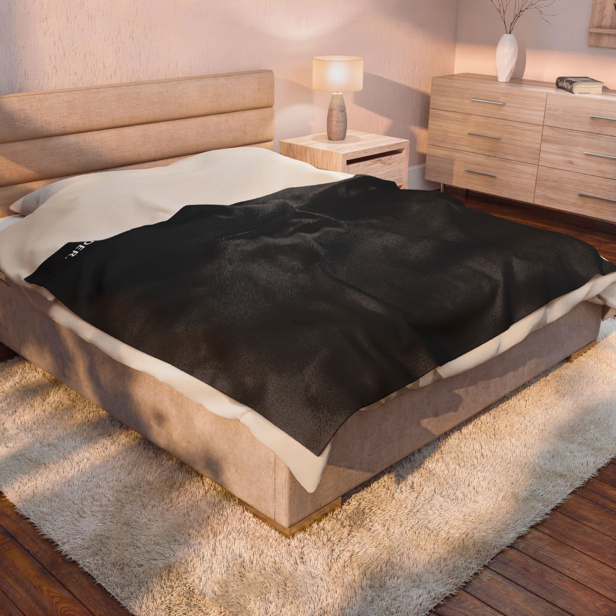 Founder Plush Blanket – Minimalist Workspace Throw