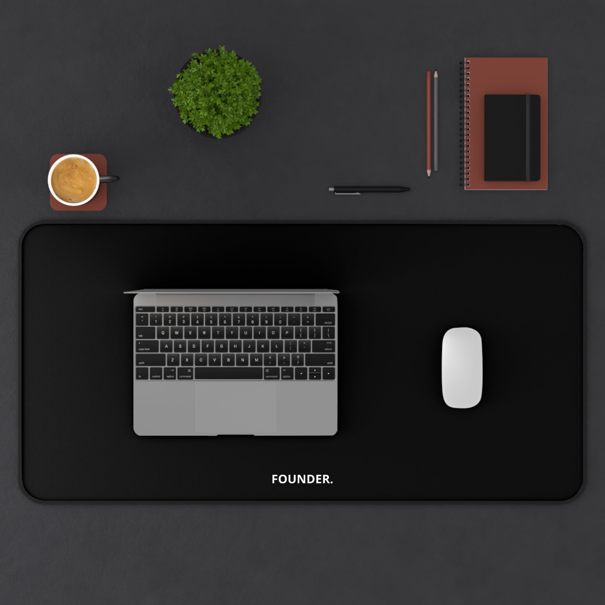Founder Desk Pad – Minimalist Workspace Mat