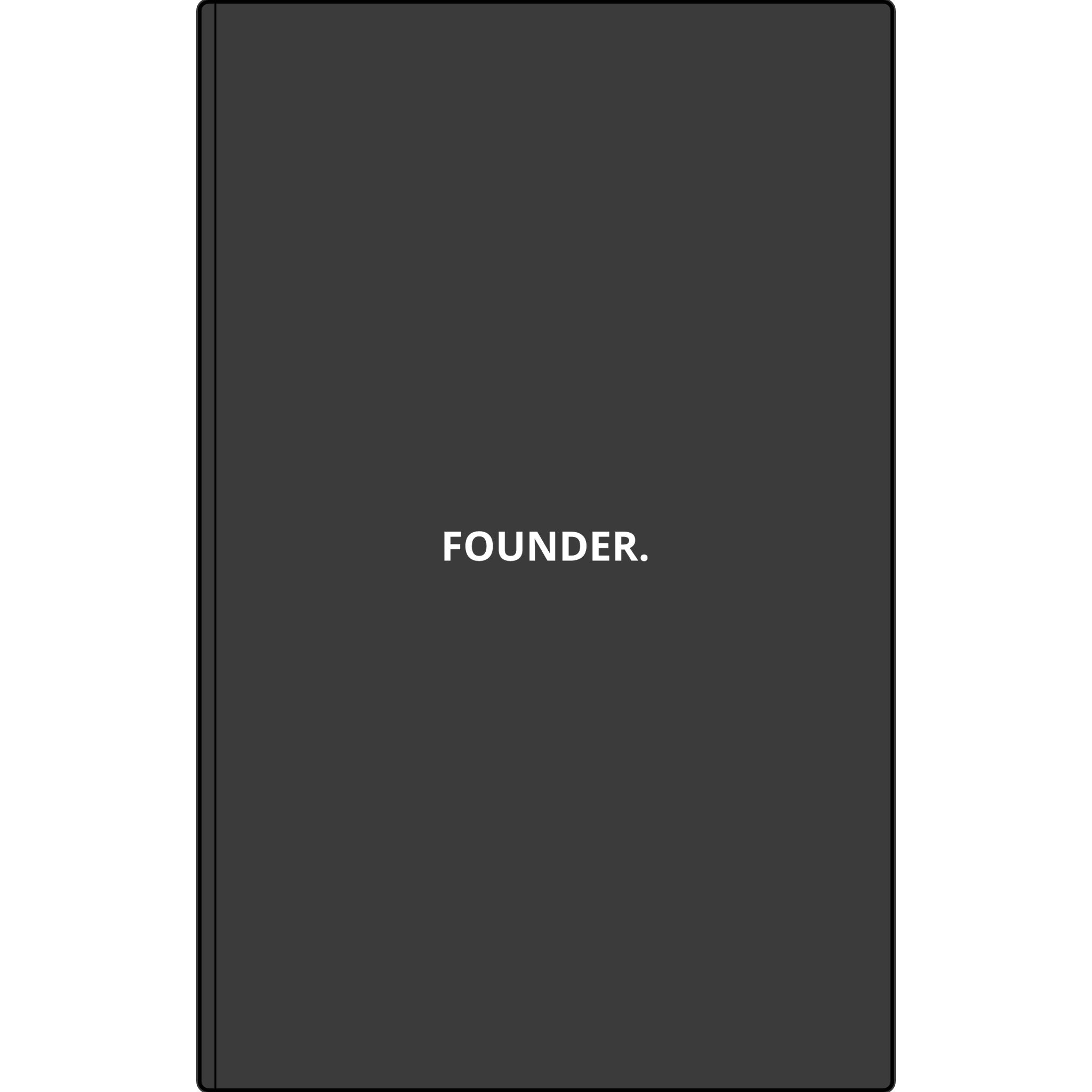 Founder Premium Journal — Minimal Edition