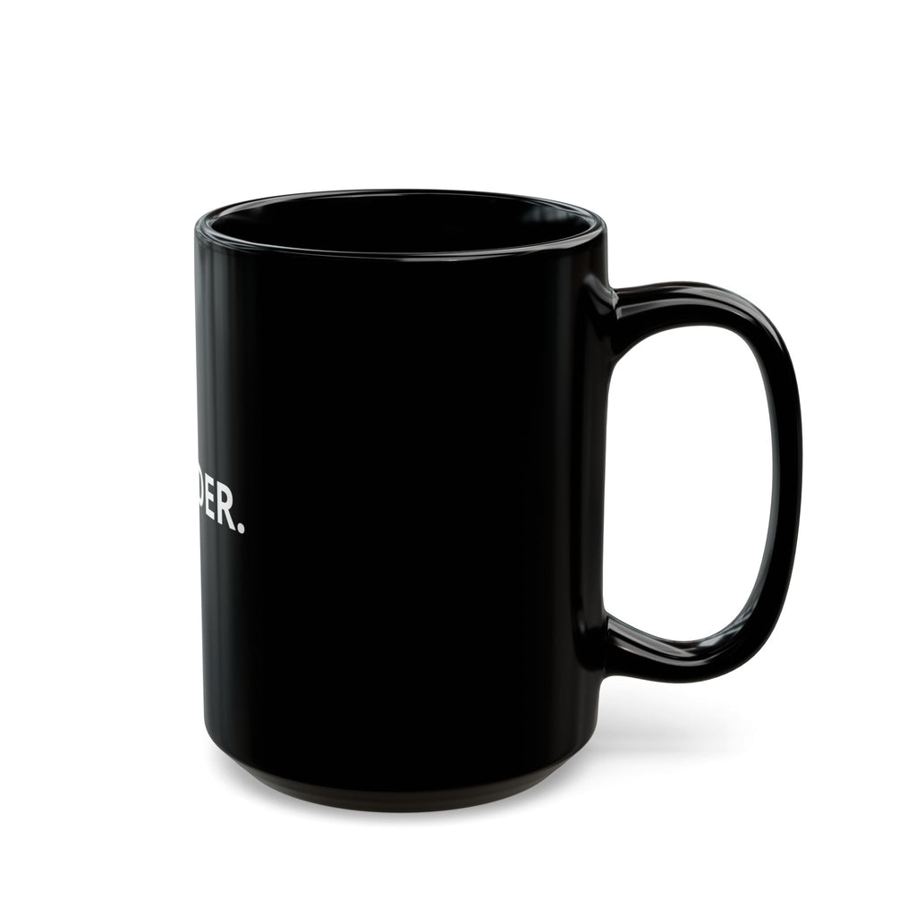 Founder Mug - Black Ceramic Coffee Cup for Founders