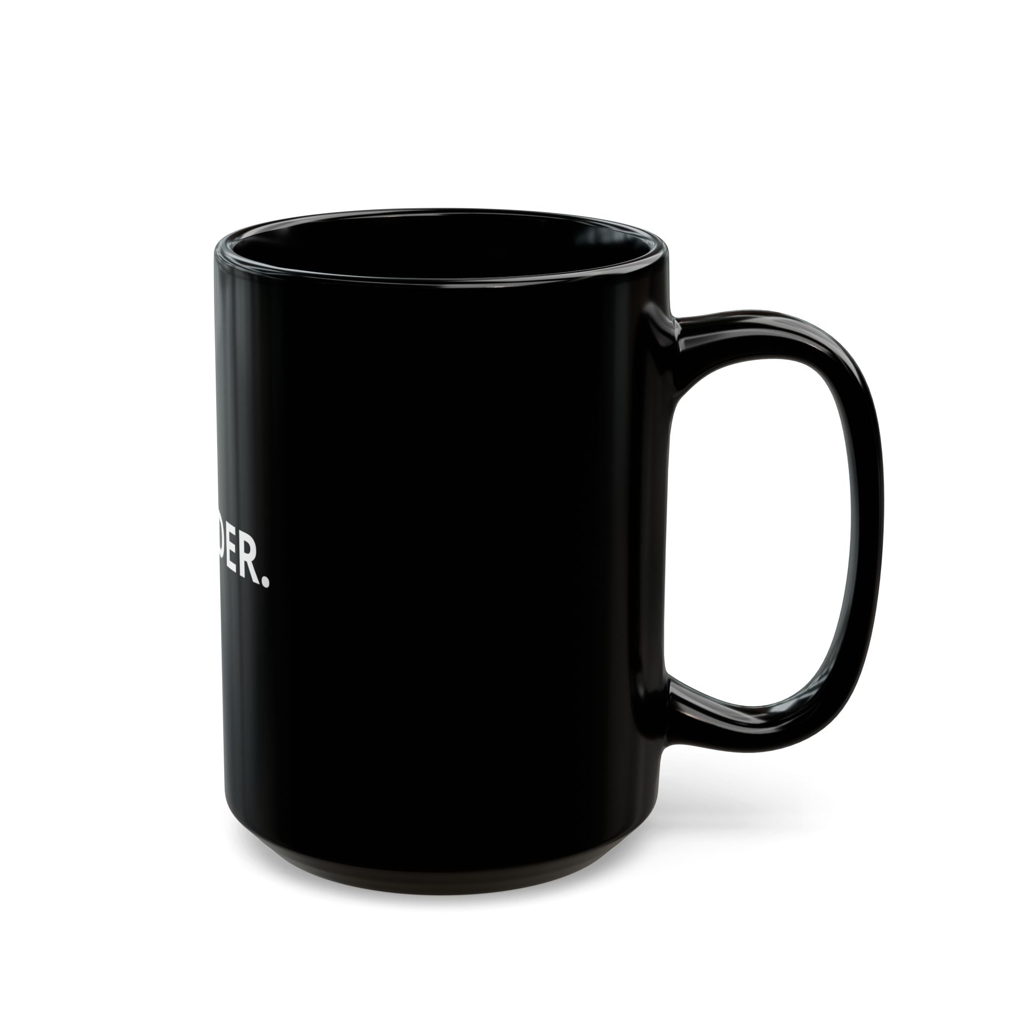 Founder Mug - Black Ceramic Coffee Cup for Founders