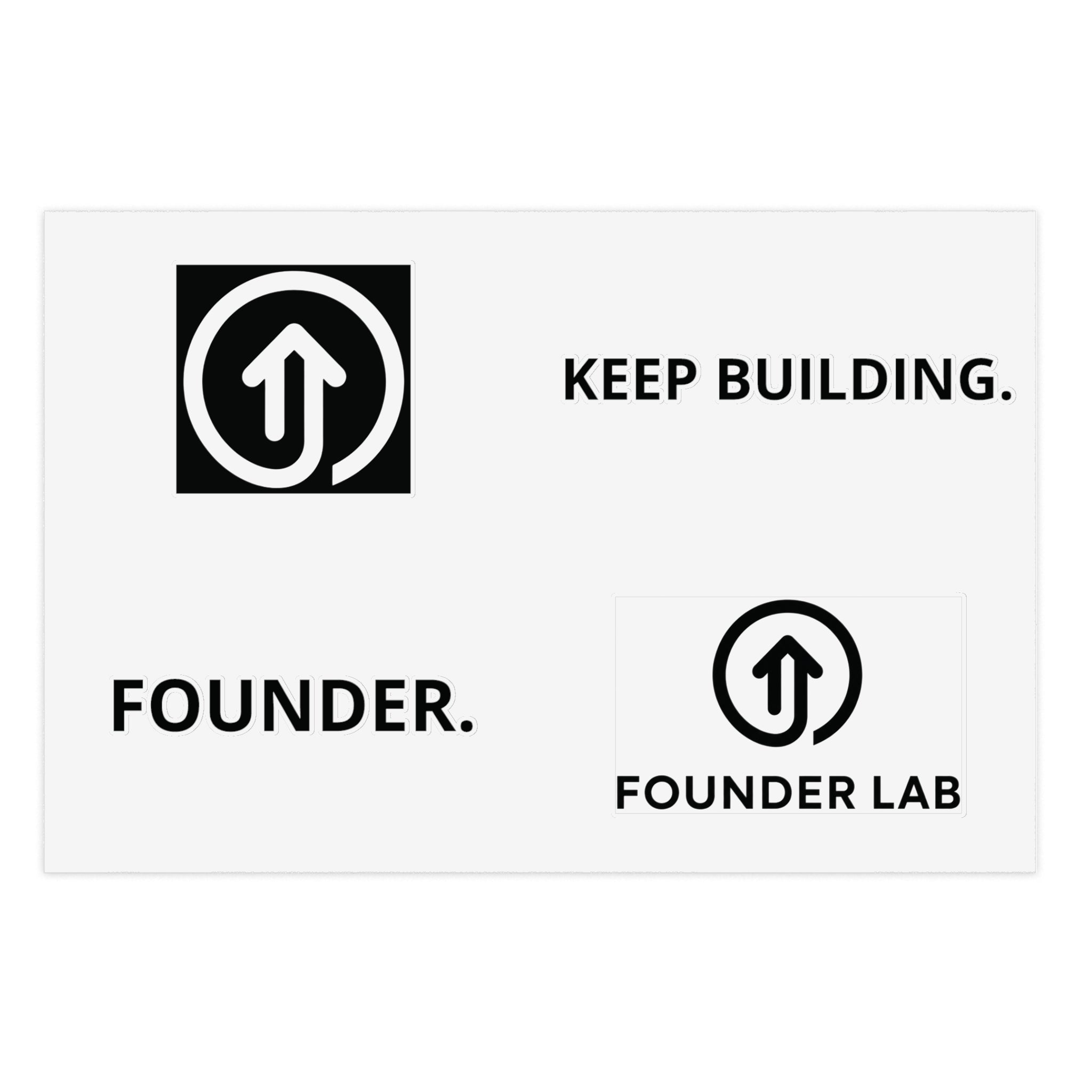 FOUNDER. Workspace Sticker Sheet