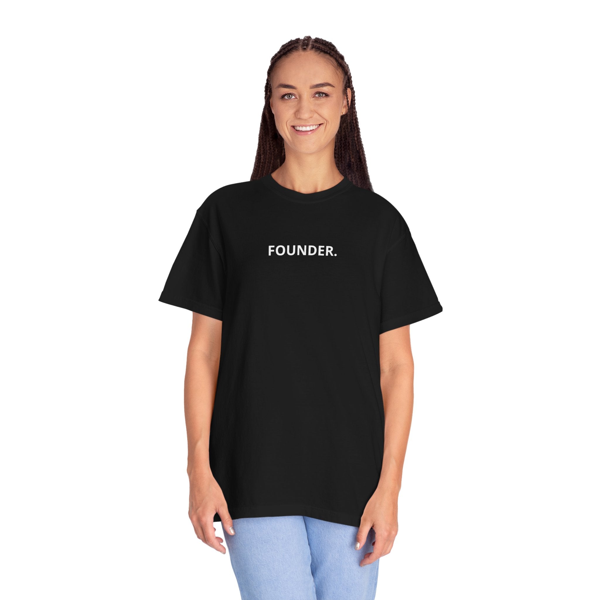 FOUNDER. T-Shirt Black Garment